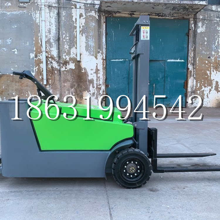 新和县小型电动叉车1吨2吨步行站驾式电瓶堆高充电装卸车液压升降车铲车